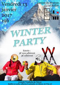 [InterAsso] Winter Party!! - 13 janvier 2017 - 19h @ Muséum National d’Histoire Naturelle  | Paris | Île-de-France | France
