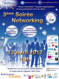 3ème Soirée Networking Biotechno @ institut du Cerveau et de la Moelle Epinière | Paris | Île-de-France | France